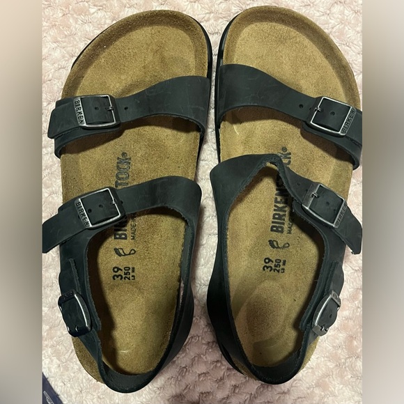 Birkenstock Sonora CT Black Sandals with Buckles size 39 New in box - Picture 3 of 11